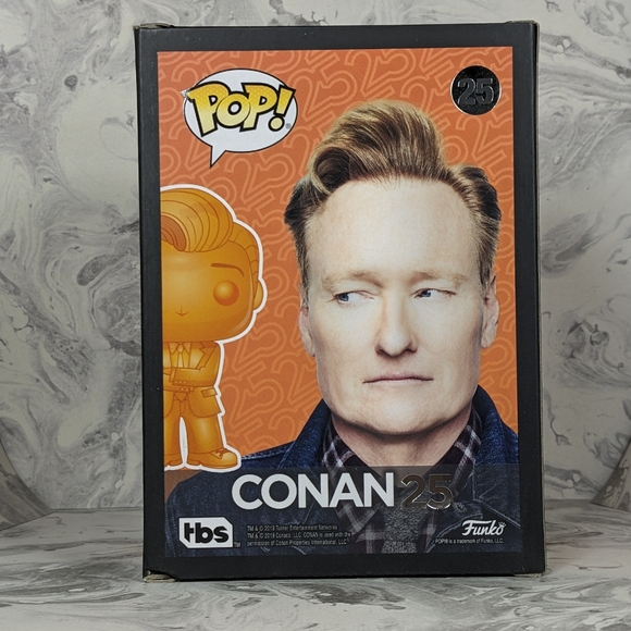 Funko Pop Conan O'Brien 25, Orange Conan, 2019 Summer Convention Exclusive MIB - Picture 4 of 8
